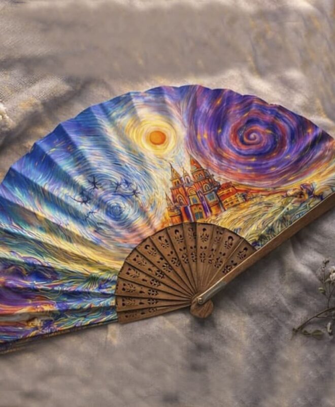 Abanico artístico de Camino Creations