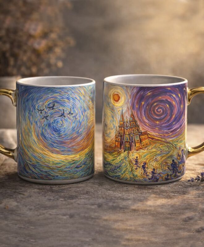 Taza única de Camino Creations